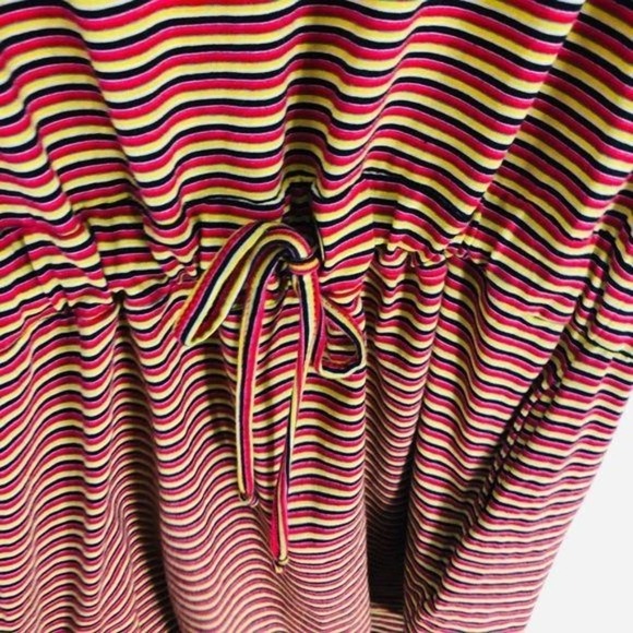 CANTAO Short Sleeve Stripe Dress small - Picture 4 of 8